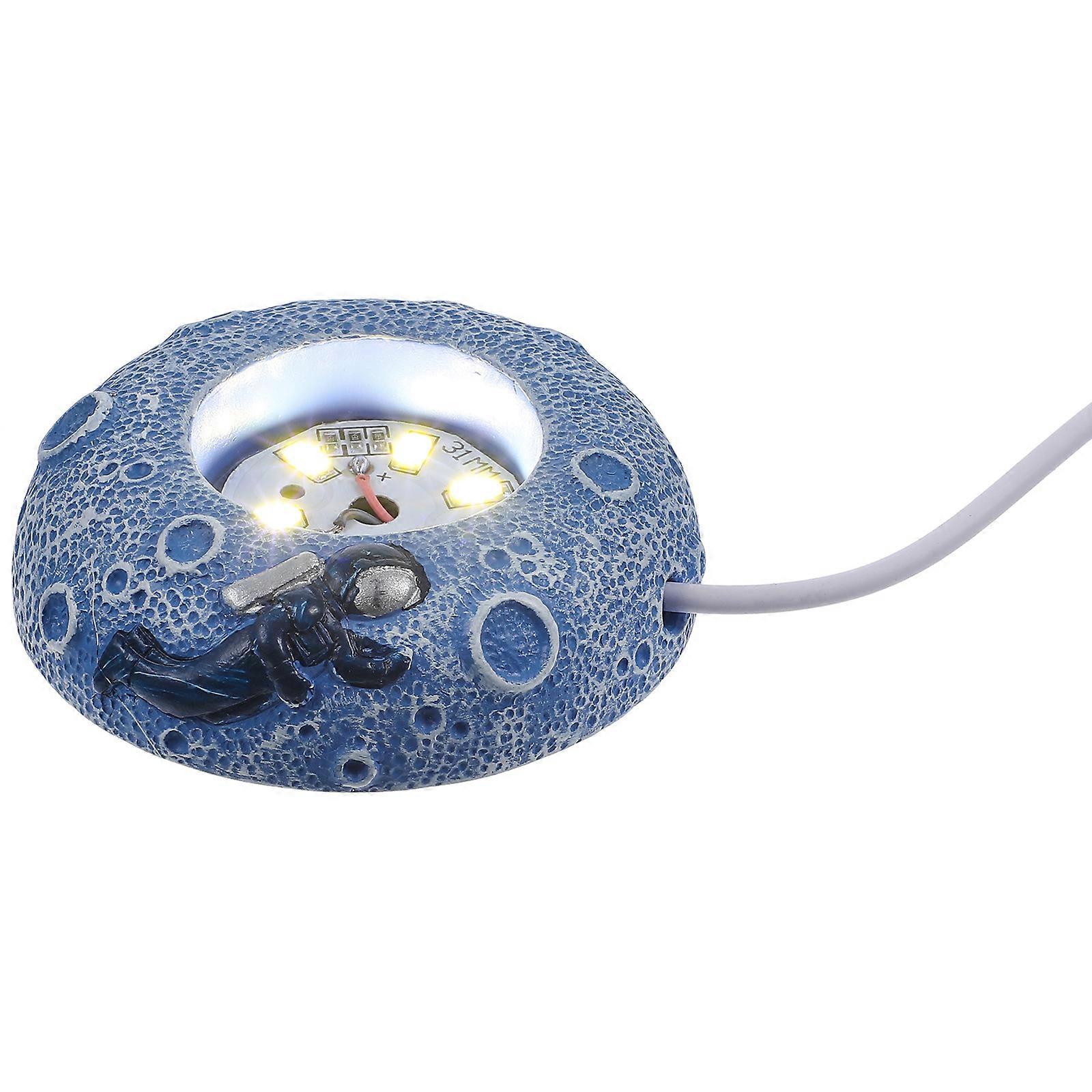 Crystal Ball Base Stand Lighted Display for Decoration 2Pcs Multi Color