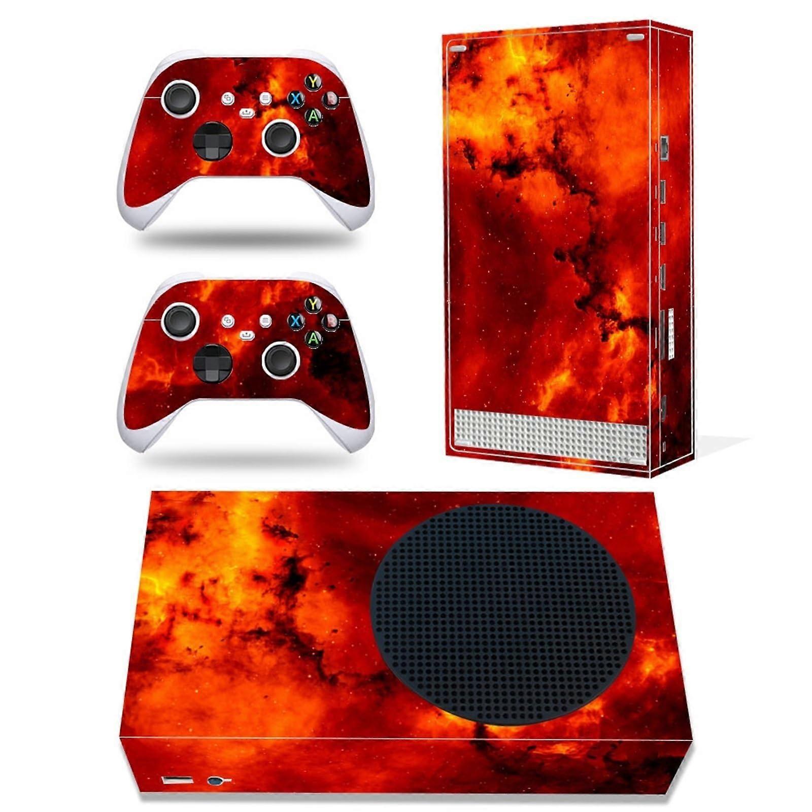 Vinyl Skin Wrap with 2 Controller Decals for Xbox Series S, 360° Coverage Scratch and Dust Protection