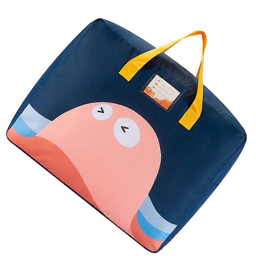 Quilt Storage Bag for Storage Using 1Pcs Kids Cartoon Blanket Container