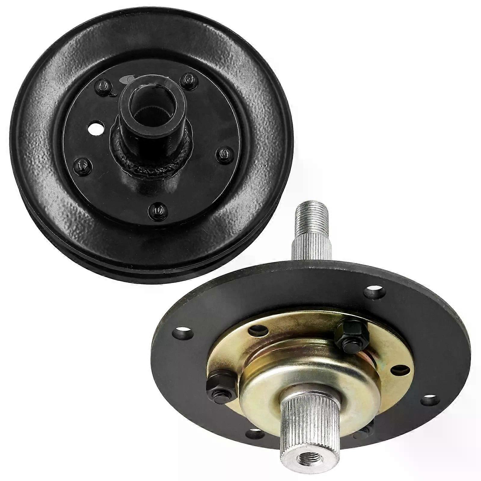 42" Deck Spindle & Pulley For White Outdoor LT-14 LT-15 LT-16 LT-19 NO.9744