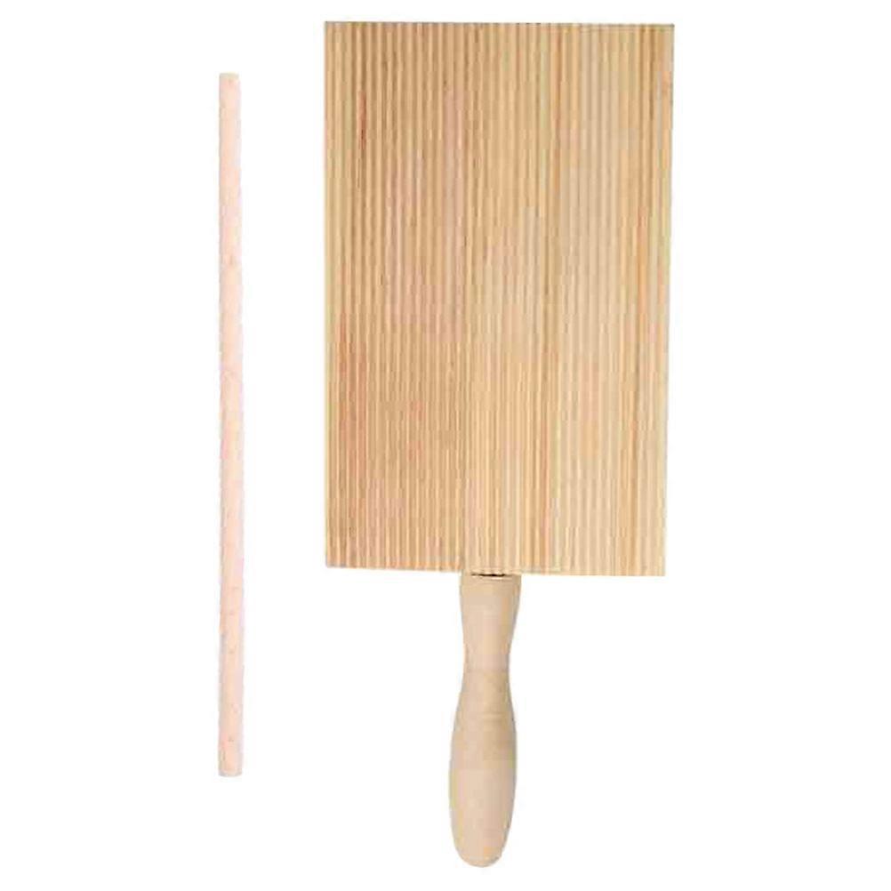 Convenient Pasta Board Gnocchi Maker for Home Use 2Sets Wooden Material