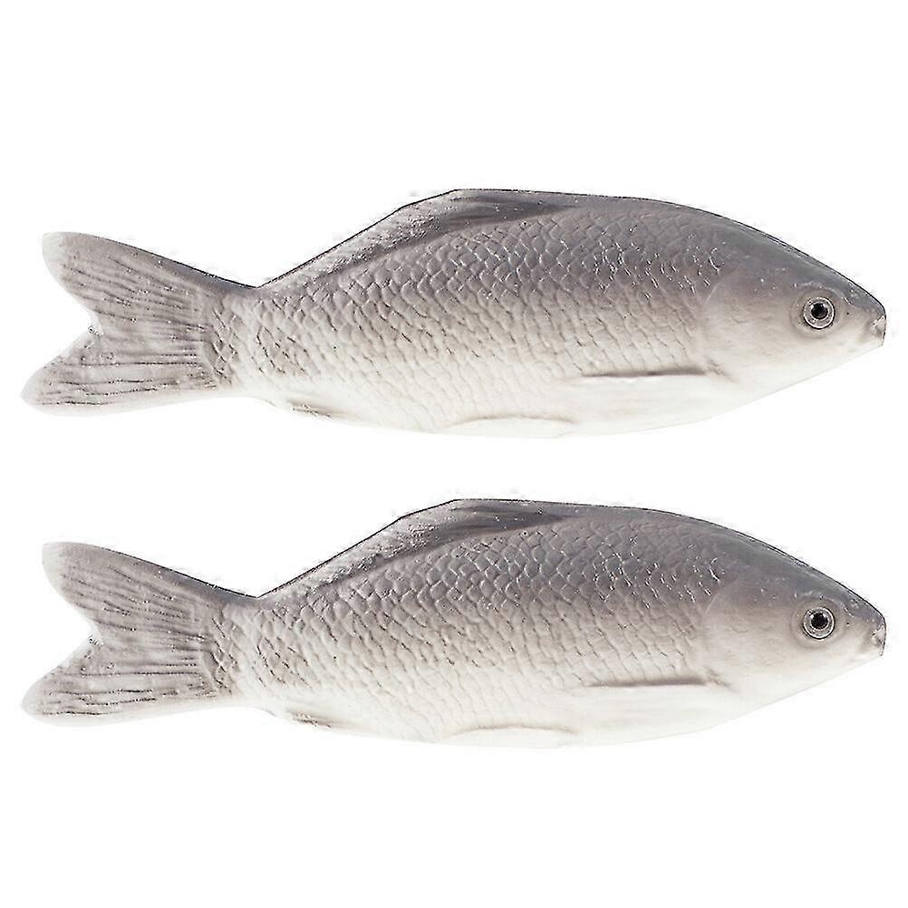 2pcs Simulation Fish Model PU Fish Model Artificial Animal Educational Model Simulated Fish Model 25-26