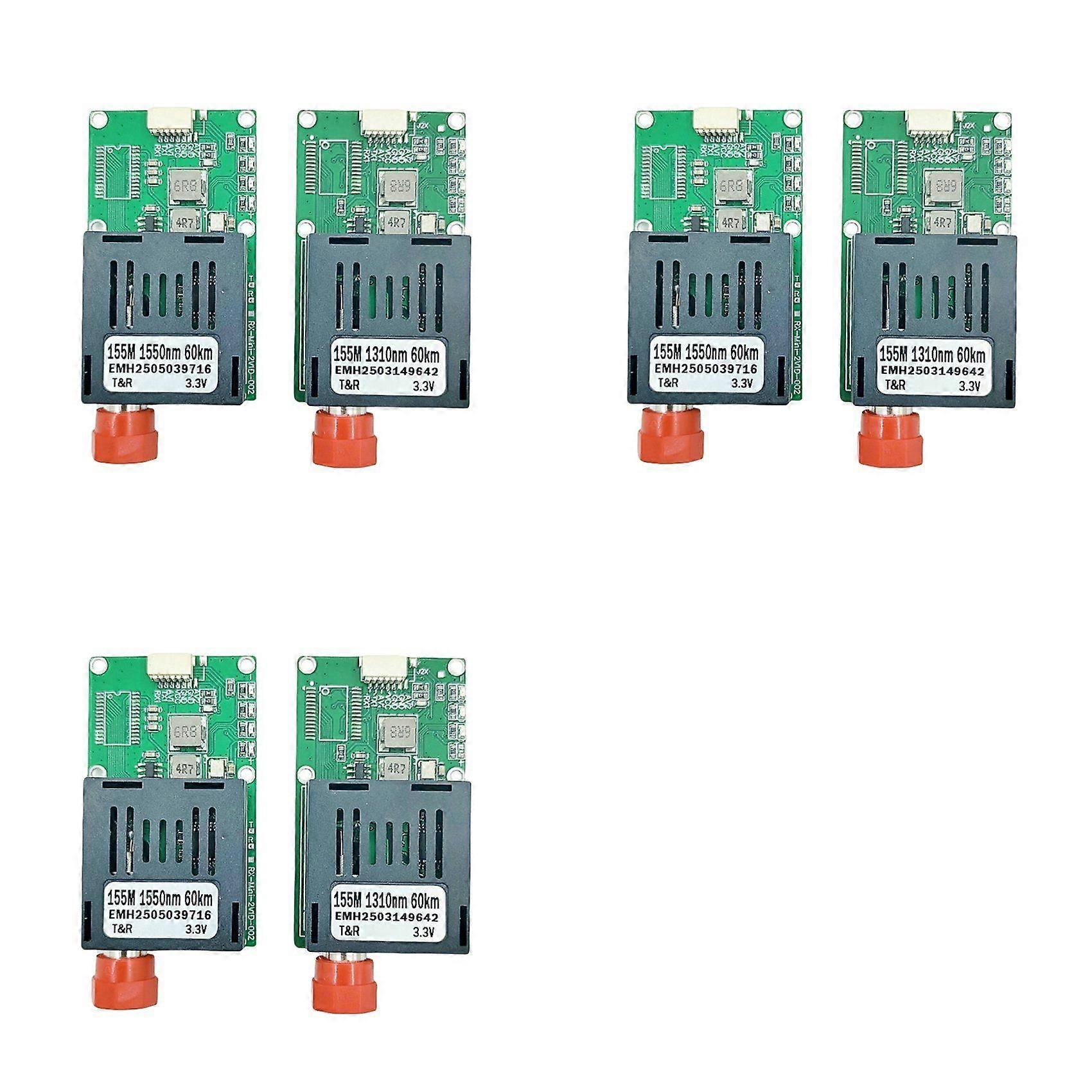 3X TTL Optical Transceiver Module 60KM Optical End Device Dedicated Optical Port ST Interface Module UART/SBUS