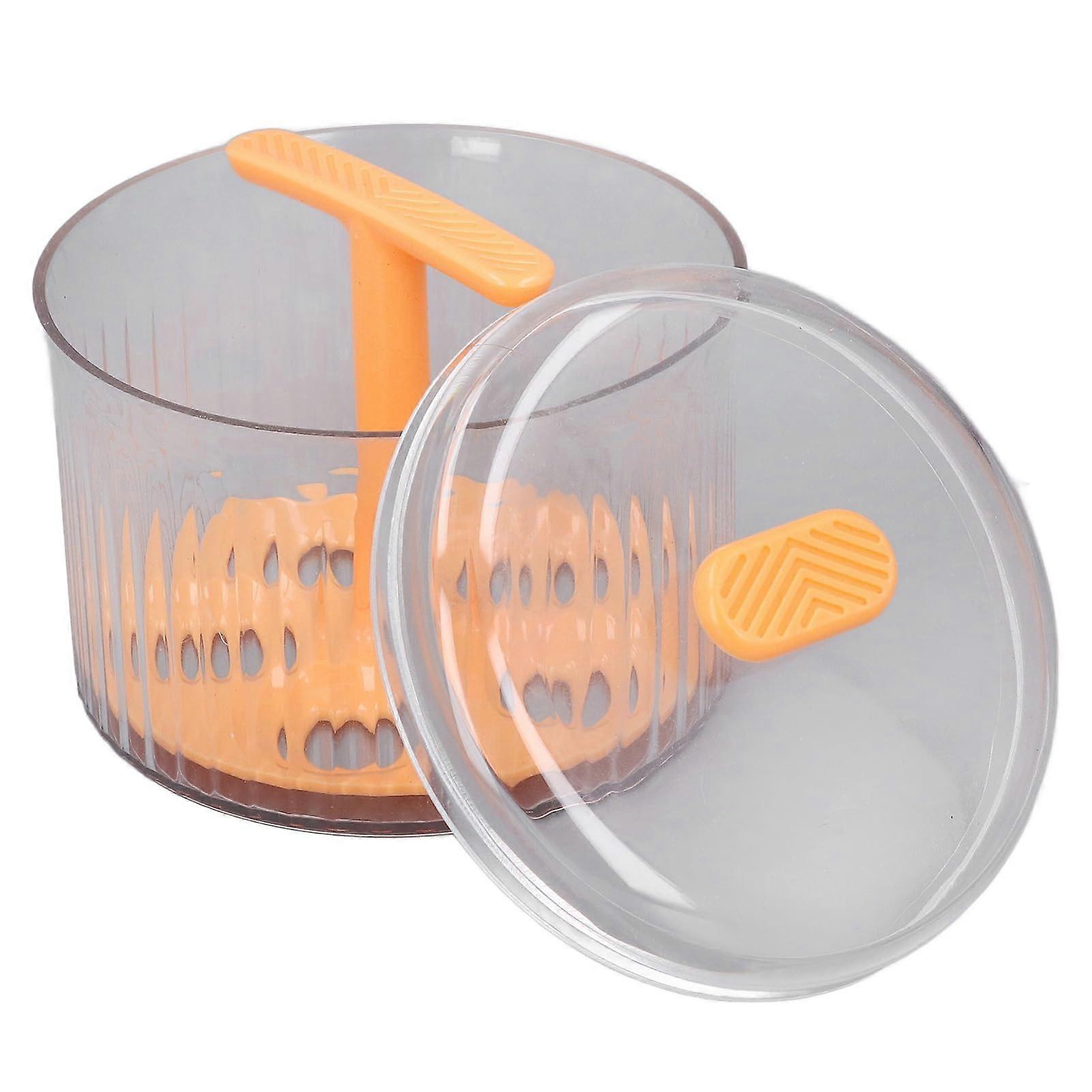 Manual Meatball Maker Kitchen Tool, Make Five Meatballs Simultaneously with Ergonomic Grip, Orange