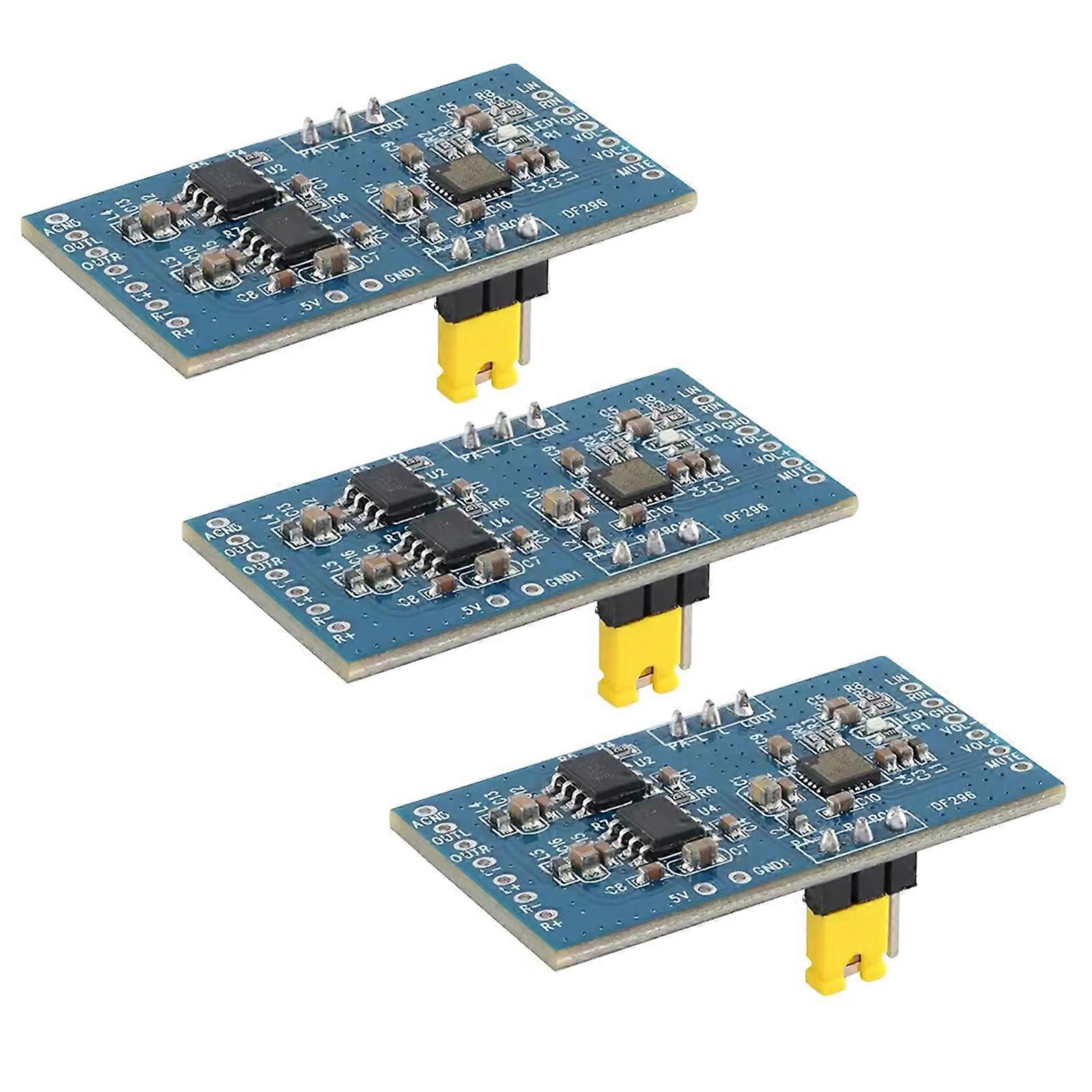 Operating at 3.3V to 5V Volumes Controller Module Digital Audios Power Amplifier Module Integrated Mute Capability Multicolor