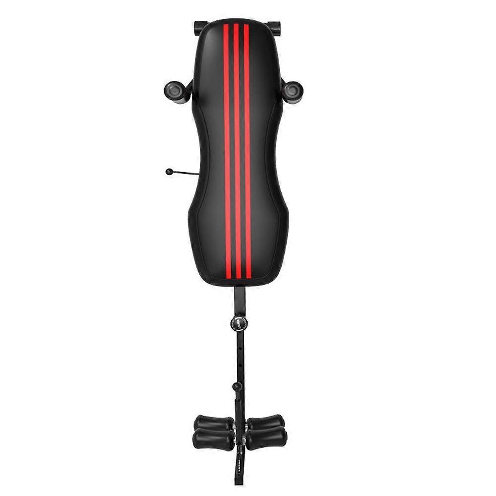 Adjustable Height Inversion Table for Home Gym, Foldable Gravity Fitness Machine 150KG Capacity