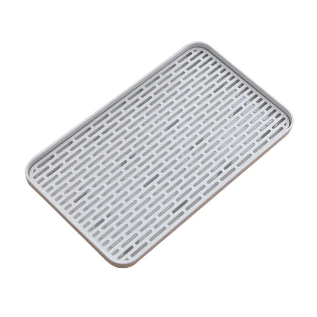 Double Bottle Drying Rack with Detachable Draining Tray Non Slip Base for Kitchen Counter Organizer