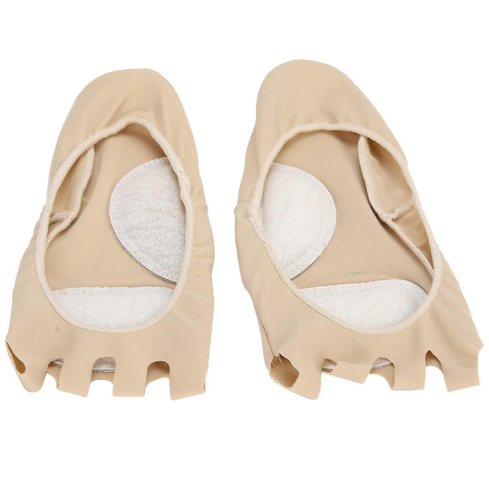 Toe Separator Socks with Memory Foam Cushioning for Pain Relief and Breathable Five Toe Design