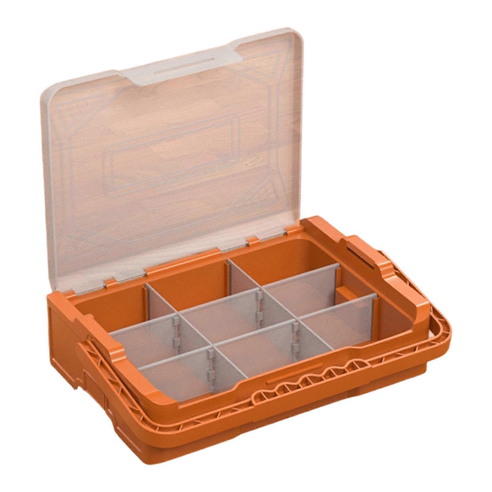 Professional Tool Organizer Box Case Featuring Stackable Layers For Efficient Tool Management Dimensions 22 5x16 5x4 5cm Multicolor