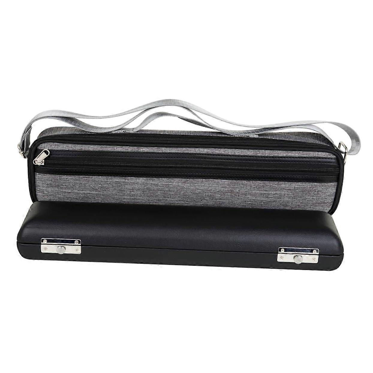 Flute Case Hard Shell Protective Bag for 16/17 Hole Flute with Shoulder Strap Lightweight Design