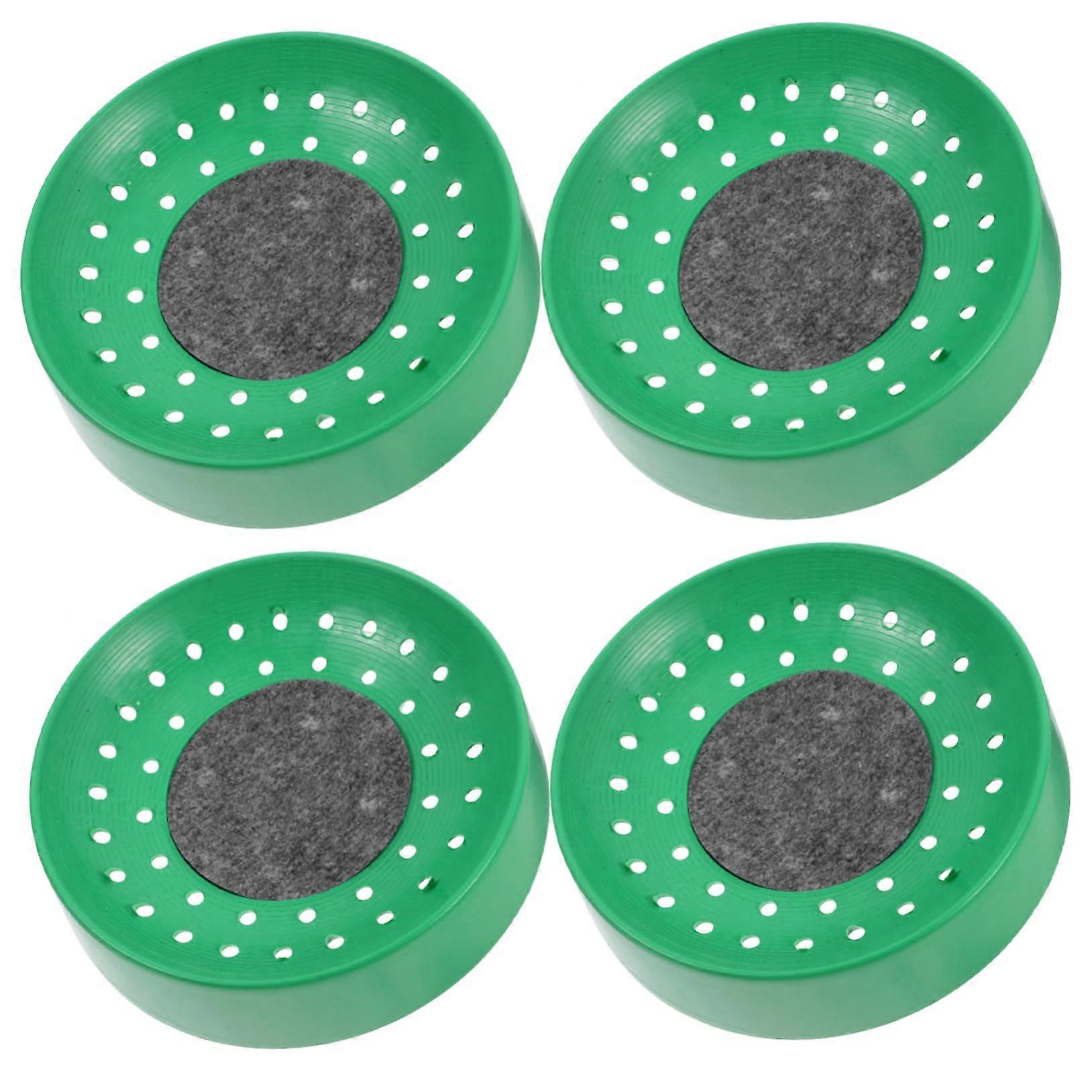 4pcs Plastic Pigeon Nesting Bowl for Cage, Durable Bird Nesting Tray for Quail Breeding