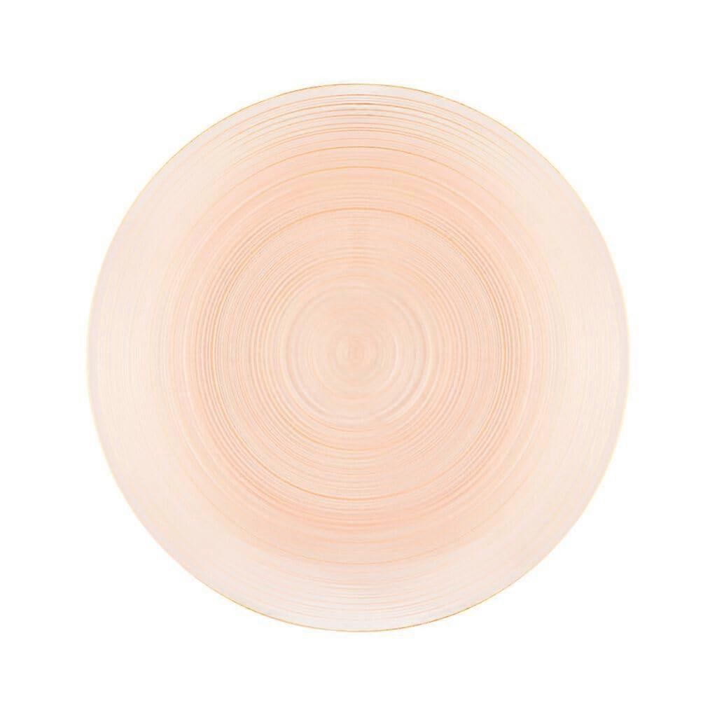Plastic Dinner Plates 7 Inch Translucent Peach Crystal Style Heavy Duty Disposable Wedding Tableware 240pcs