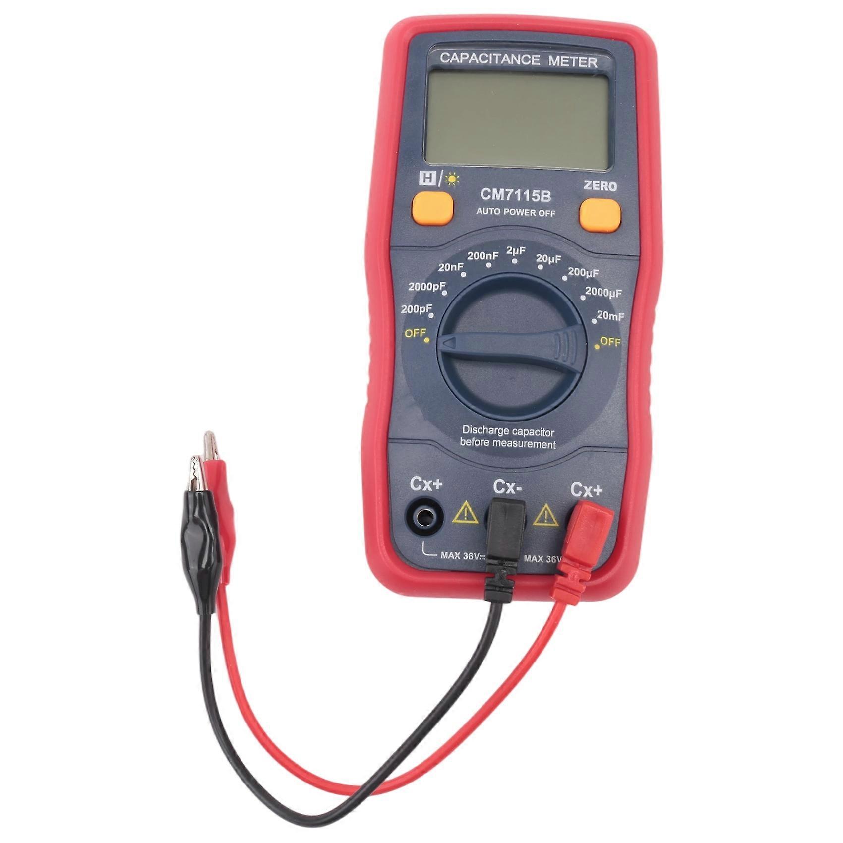 CM7115B Capacitance Meter Multimeter LCD Display Measurement Tool