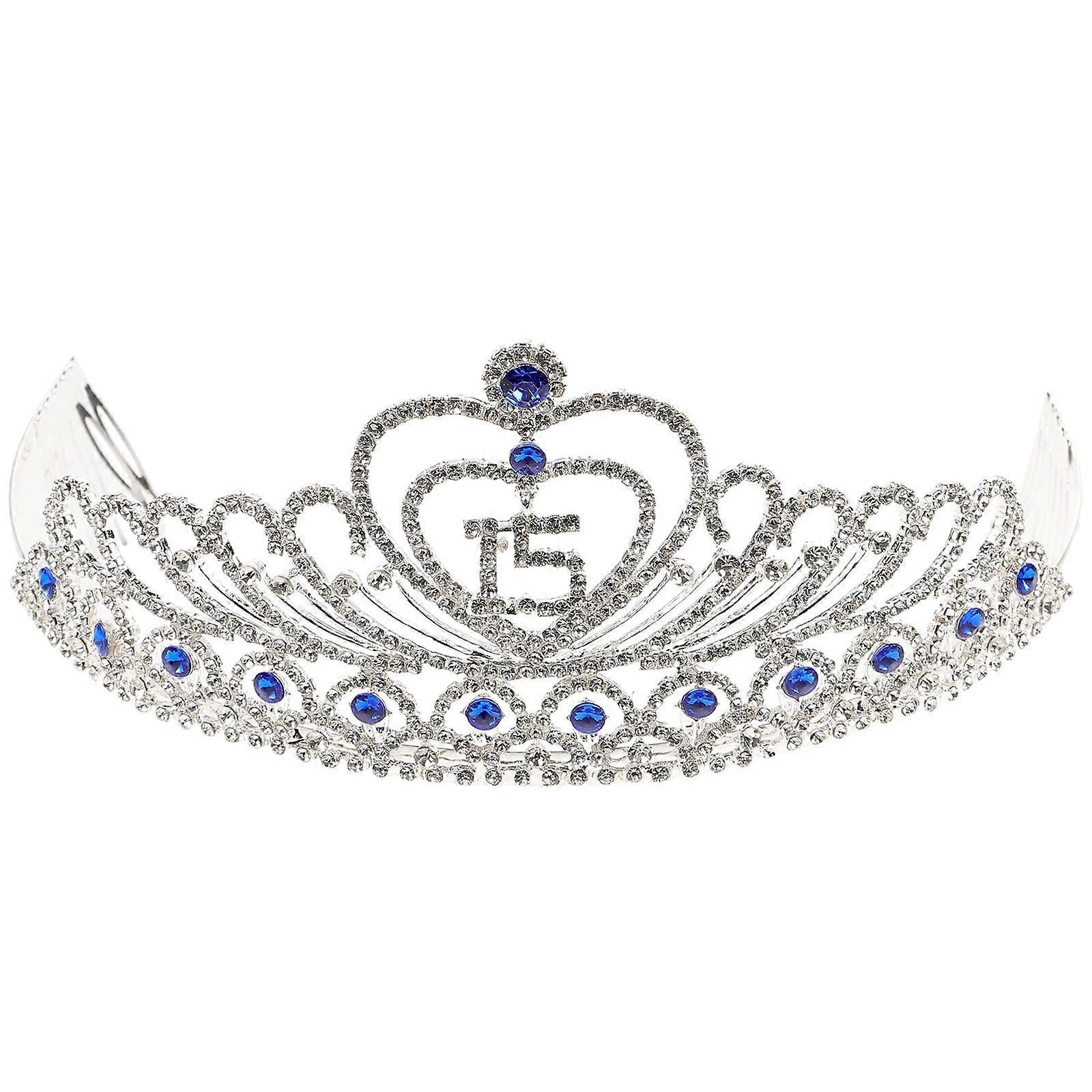 Birthday Crystal Tiara Crown for Decoration