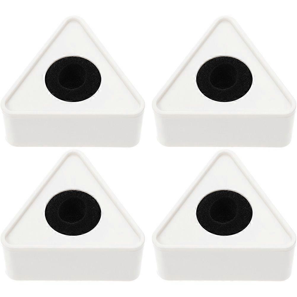 4pcs Triangular Microphone Flags Interview Microphone Station Logo Mic Flag Stations