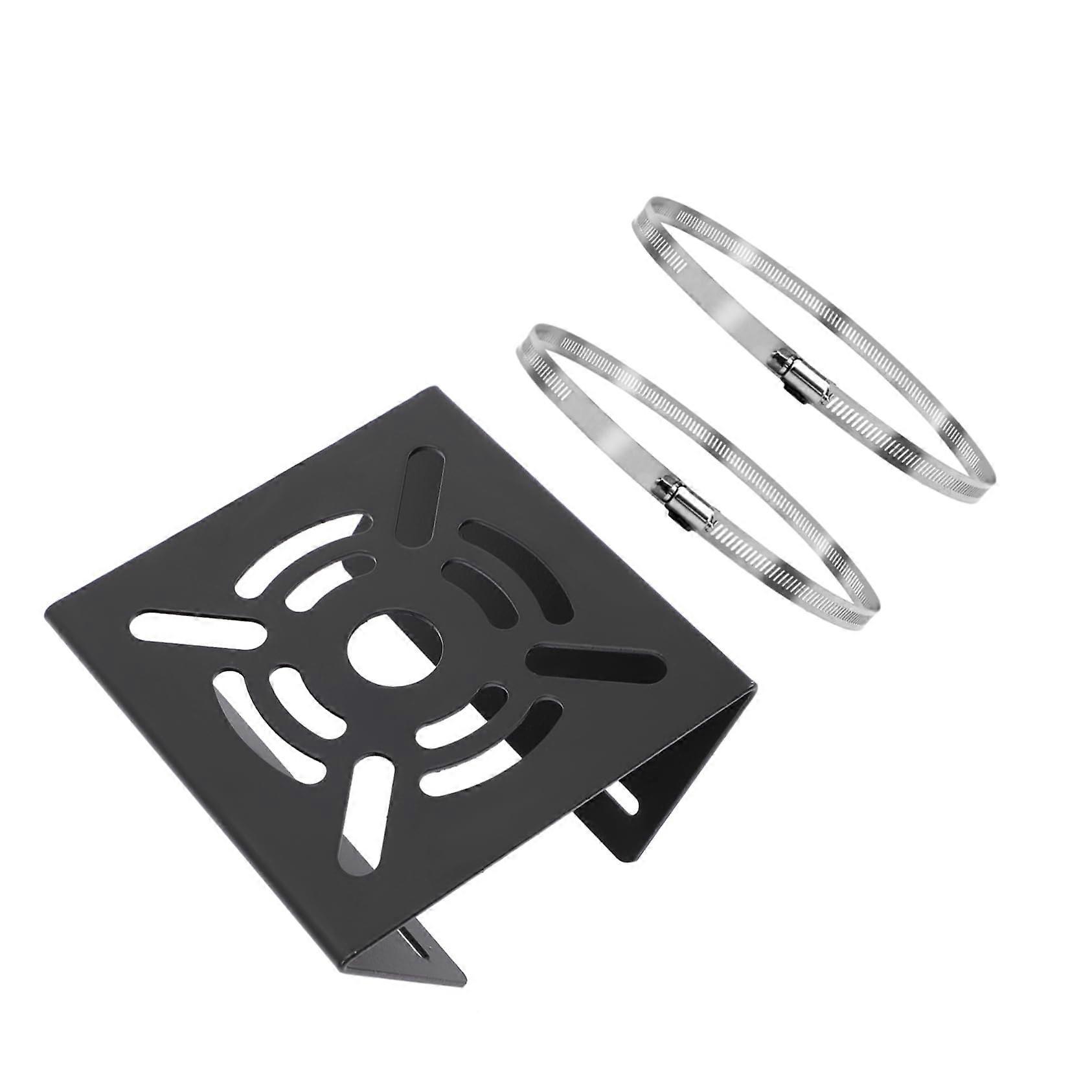 Universal Adjustable Security Camera Pole Mount Bracket Clamp for Vertical Installation Durable Steel