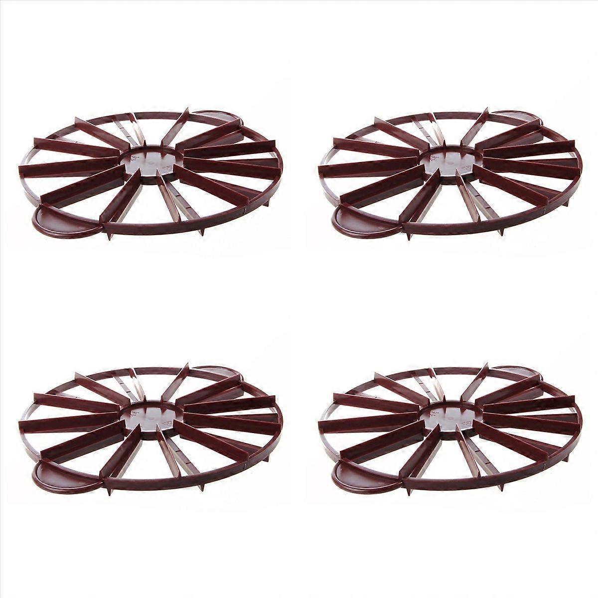 Cake Divider Pie Cake 10 / 12 Piece Equal Portion Dark red