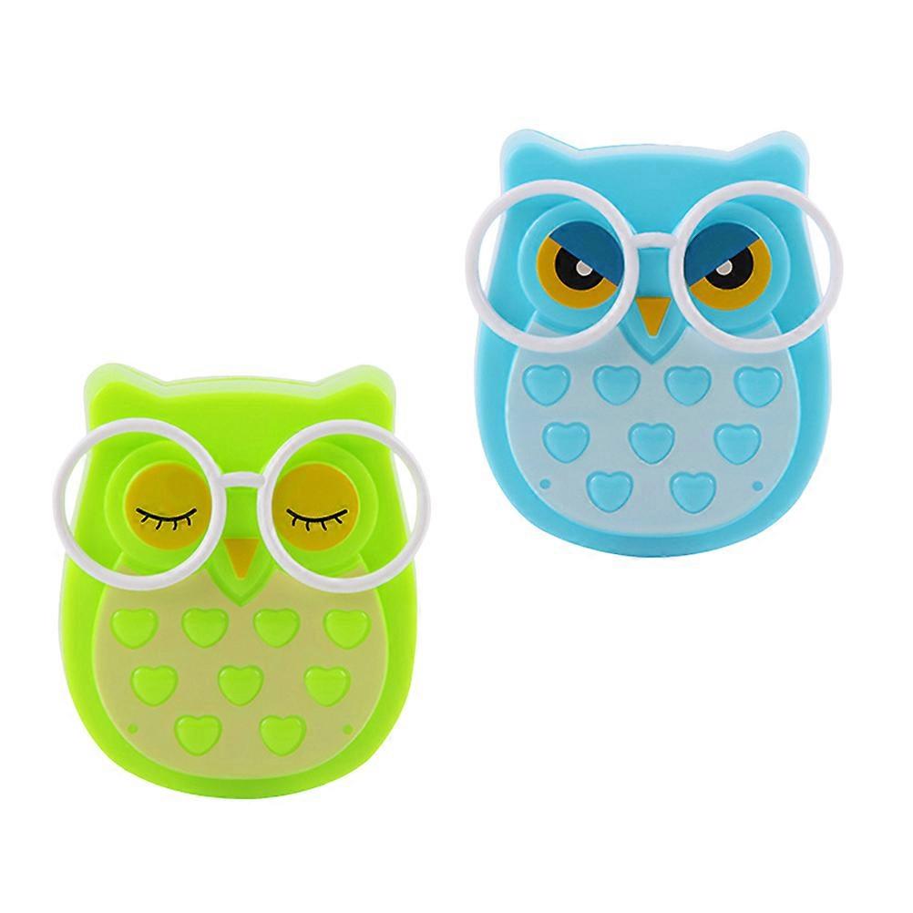 LED Night Light Mini Owl Lamp with Auto Sensor for Kids 6Pcs Assorted Colors