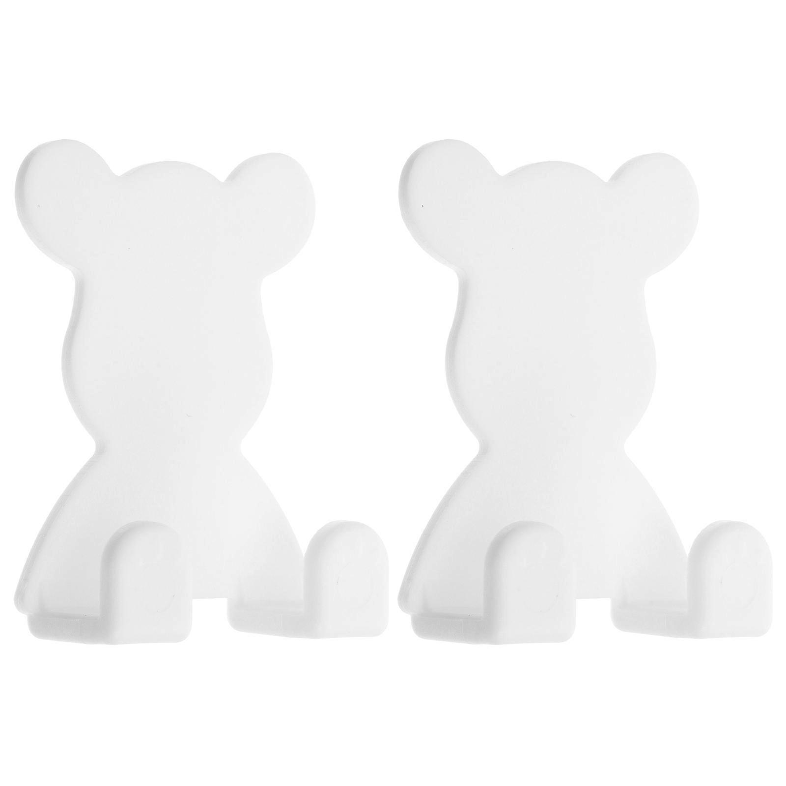 Shaving Stand Plastic Razor Holder for Home 2Pcs Bathroom Rack