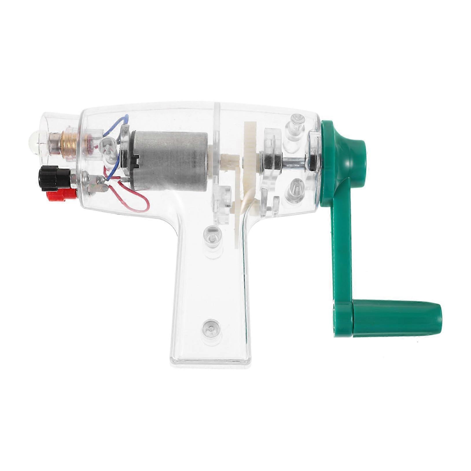 Hand Crank Generator for Students Science Experiment Kit STEM Physics Manual Power Generation