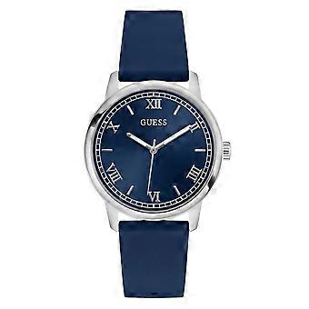 Guess Chandler Men’s 40mm Blue Dial Blue Silicone Watch GW0973G1