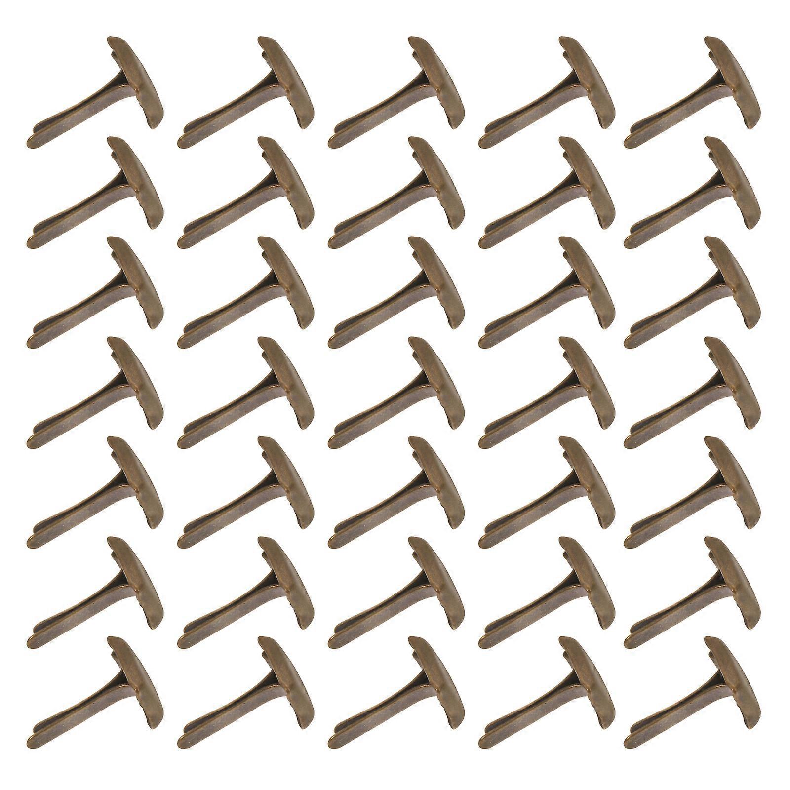 DIY Double-Legged Studs Nails for Craft Making 600Pcs Square Rivets