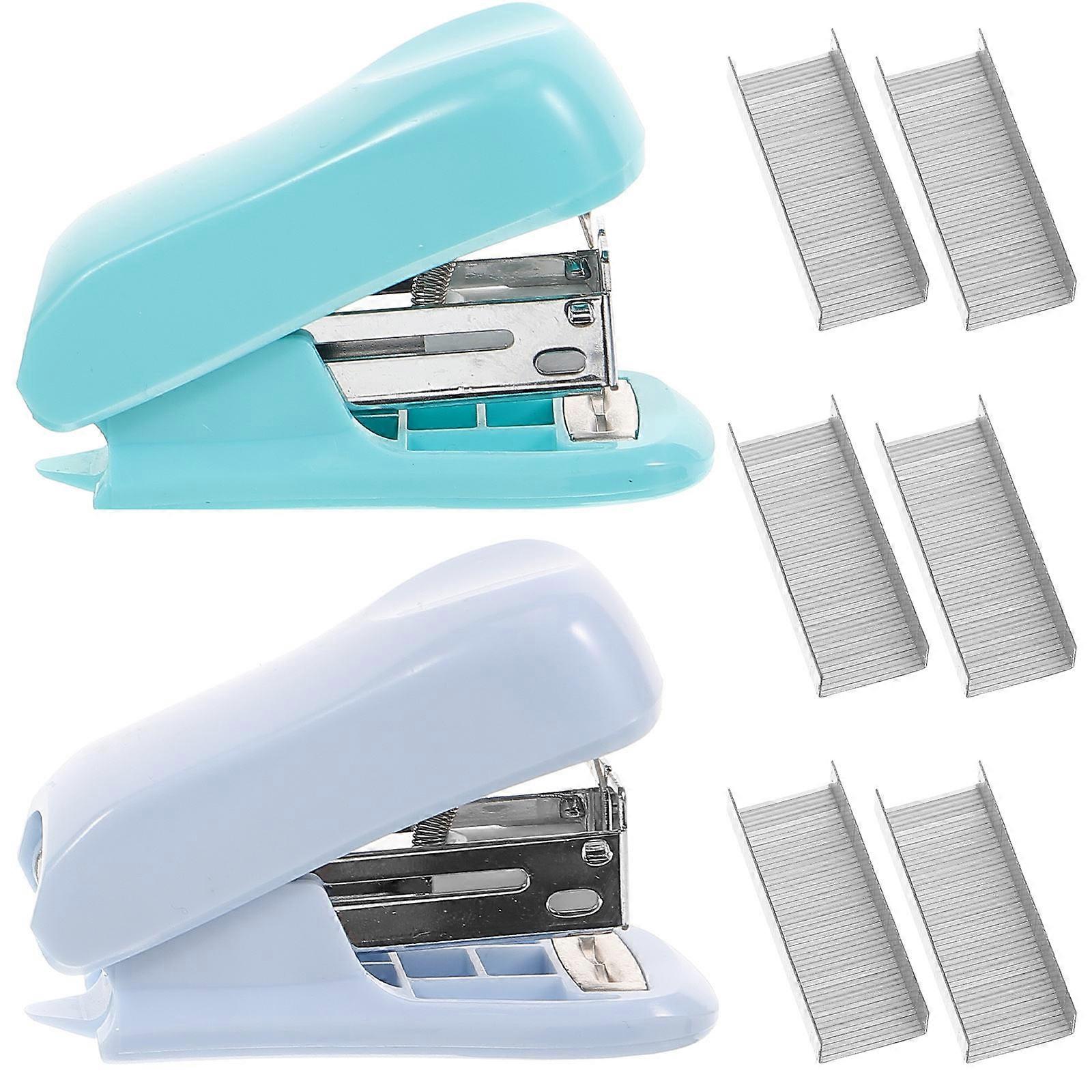 Mini Staplers Desk Stapler Set for Quick Paper Stapling 2Sets
