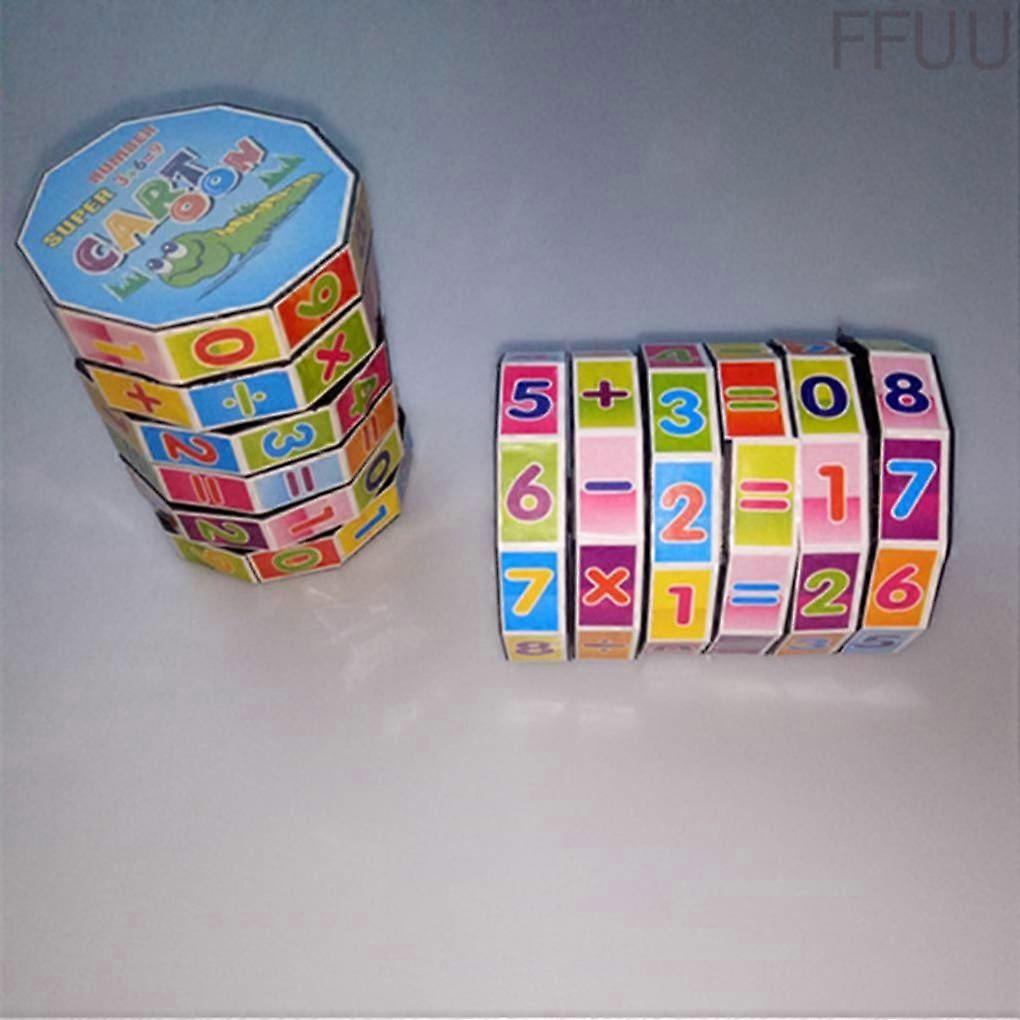 Children's Early Math Education Toy: Number Cube Math Learning Props