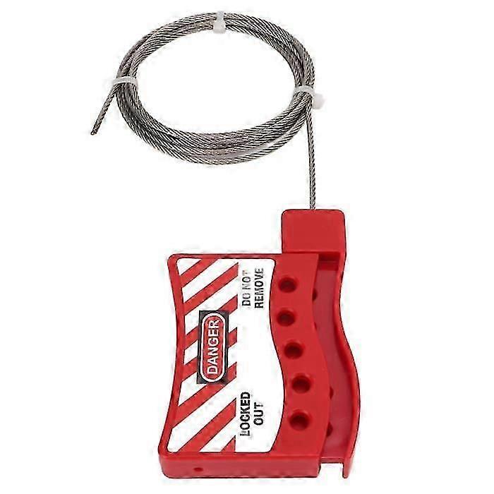 Cable Lock Adjustable Anti-Theft Lock Cable  2M Length, Barrel Tool