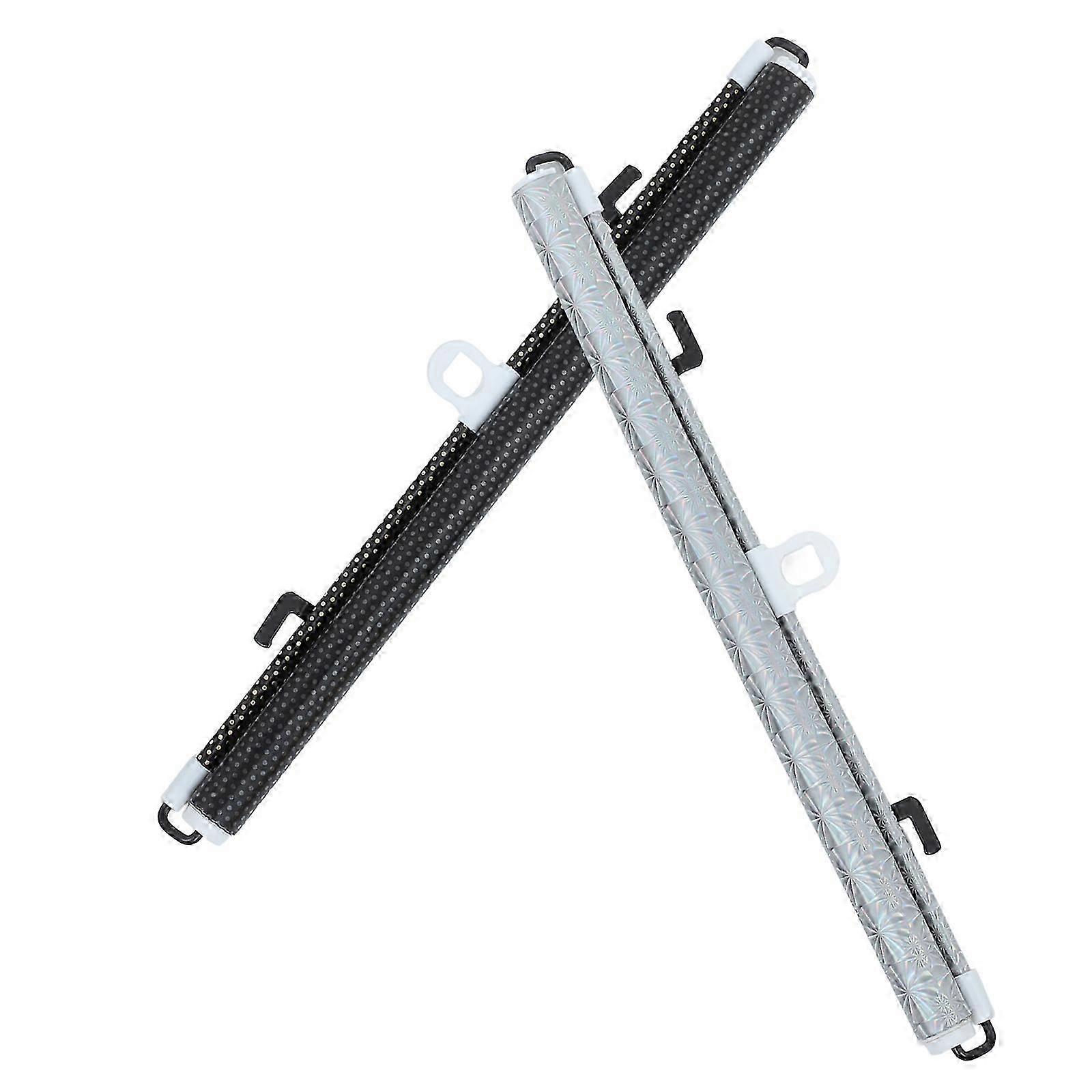 PVC Automatic Retractable Roller Blinds for Home 2Pcs Window Cover