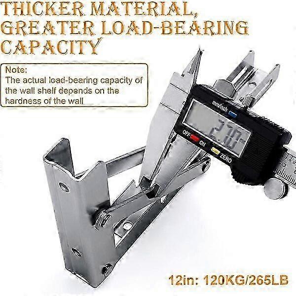 Folding Bracket, Triangular Load Capacity 120kg, 300mm, Kitchen Bathroom Folding Bracket