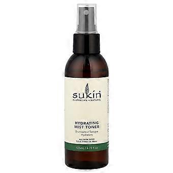 Sukin, Hydrating Mist Toner, Alle Hauttypen, 125 ml (4,23 fl oz)