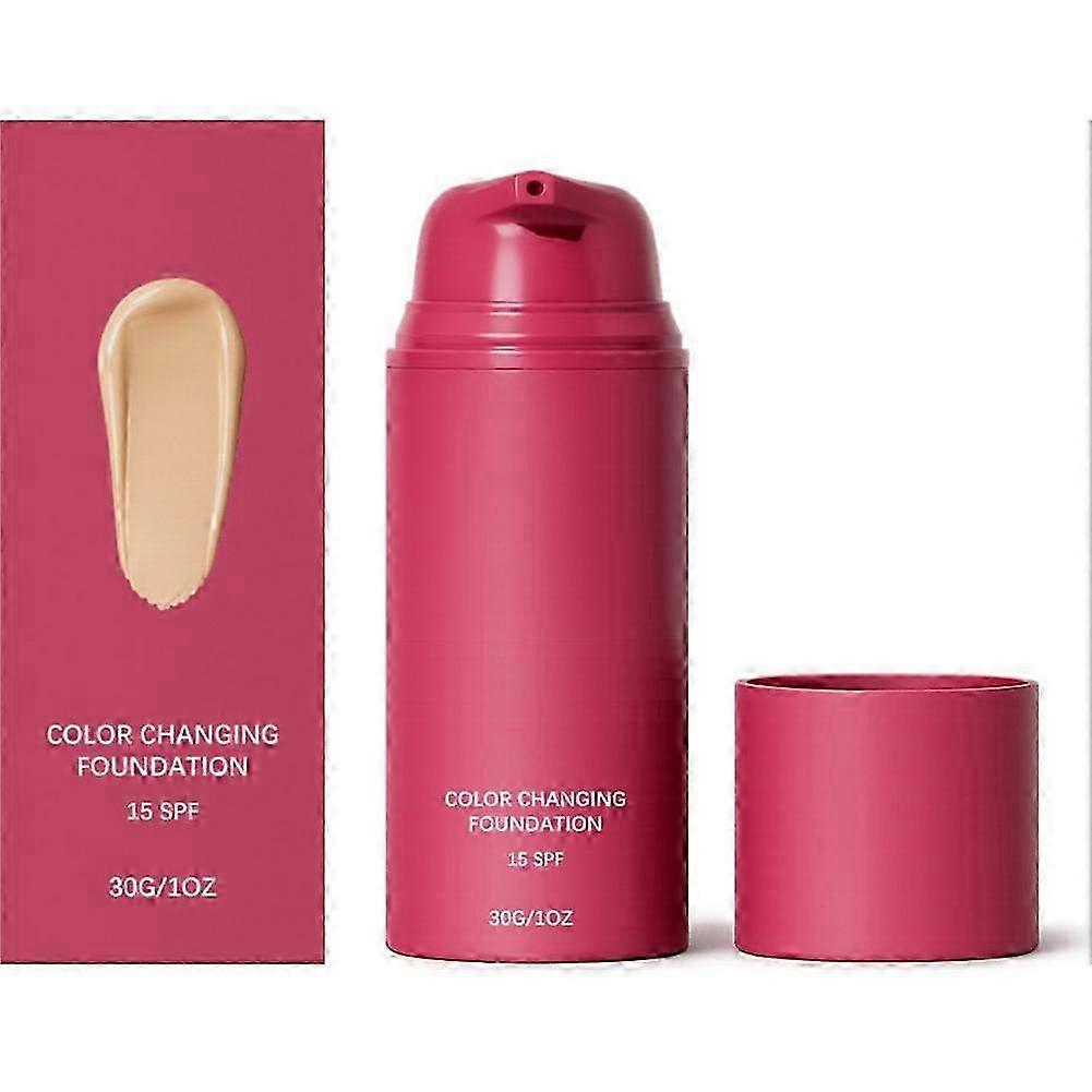 Color Changing Foundation,Temperature-sensitive Color-changing Foundation-30g