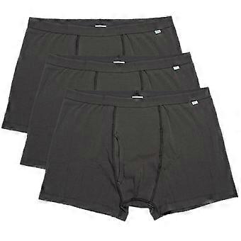 Incontinence Pants Men's Boxer Briefs Washable Cotton Reusable Gray