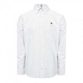 Boss Herren H-Roan Oxford Langarmhemd mit Knopfleiste