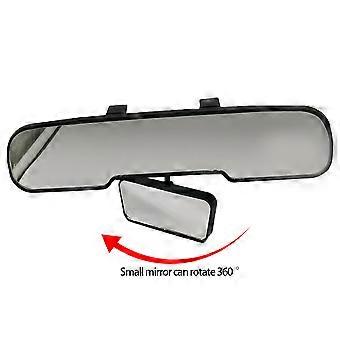 2 en 1 Miroirs de voiture rotatifs Double rétroviseur Vue enfant Nourrisson Enfants Intérieur Universel Grand Angle Sécurité Endoscope Type