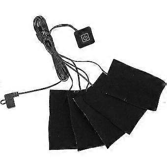 5v Usb Carbon Fiber Heating Pad, Multi-functional Electric Adjustable Usb Heater Pad Heating Elements For Neck, Back, Abdomen, Lumbar Heating, Heating