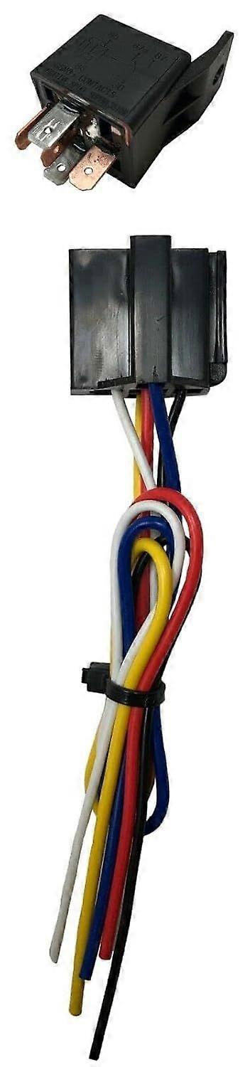 40/60 Amp Waterproof 5-Pin Relay Panel with 12" Interlocking Socket