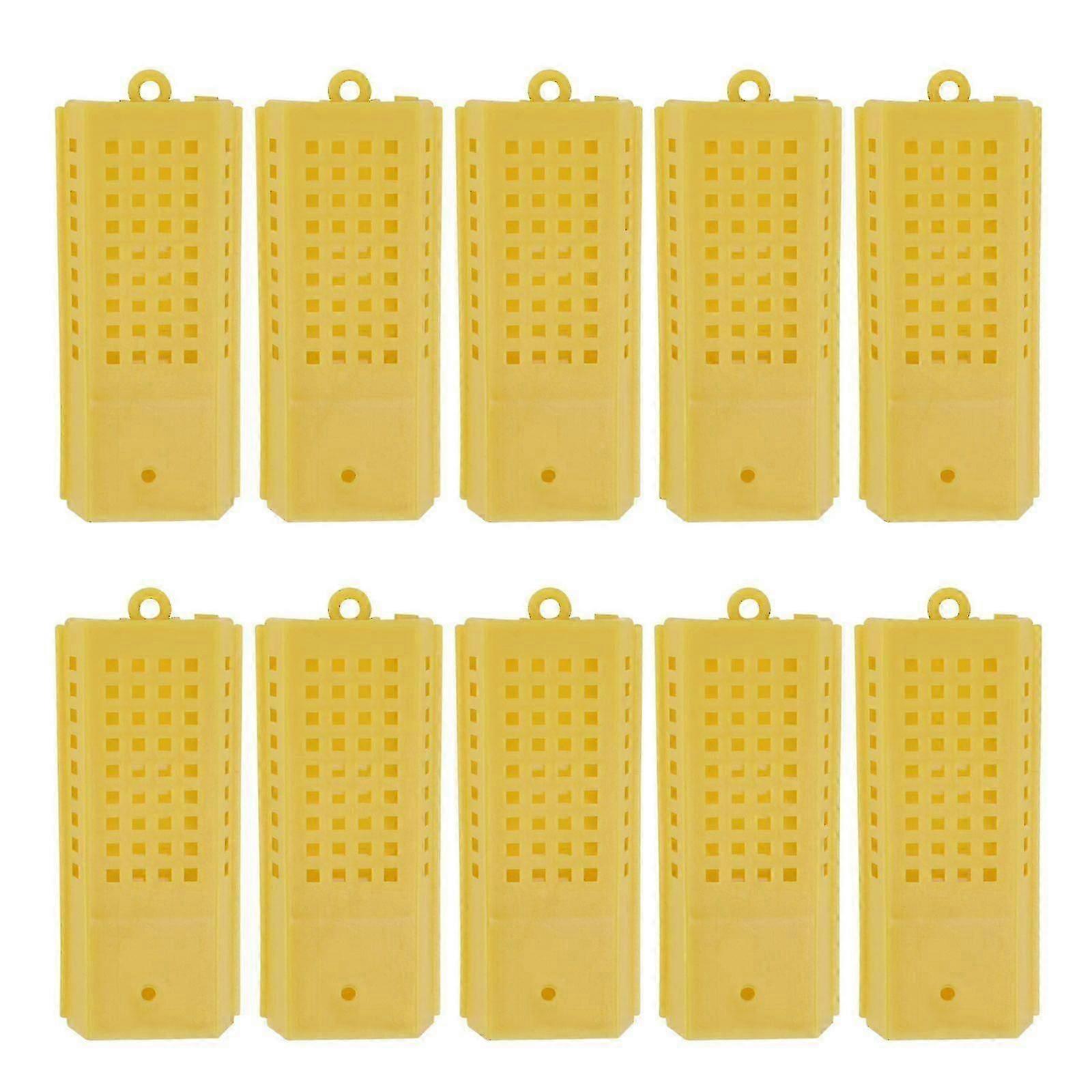 10pcs Practical Bee Tool Beekeeping Queen Bee Catch Cage Creative Queen Bee Box