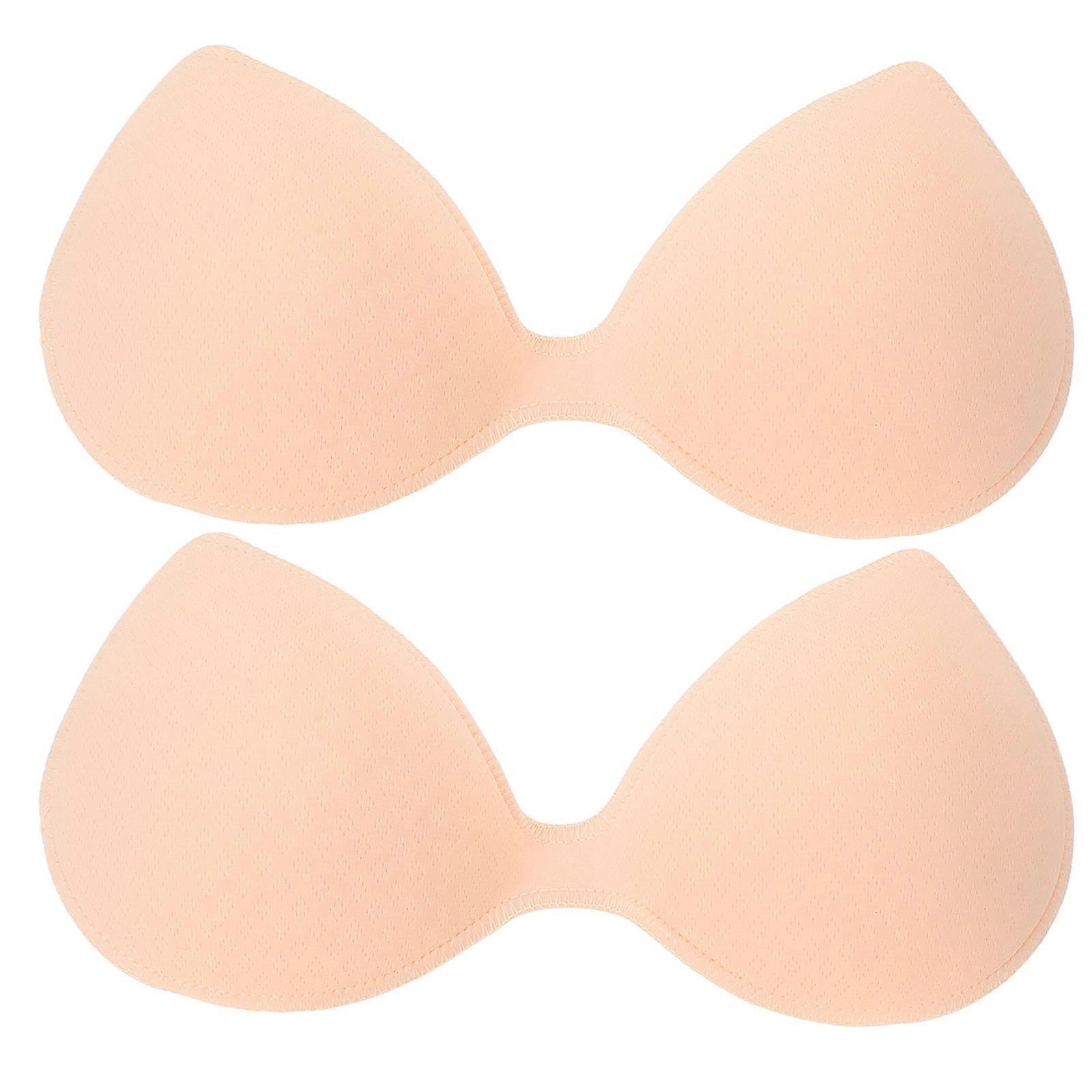 2Pcs Bra Pads Inserts Removable Bra Pads Inserts Sport Bra Cups inserts Bra Insert Pads
