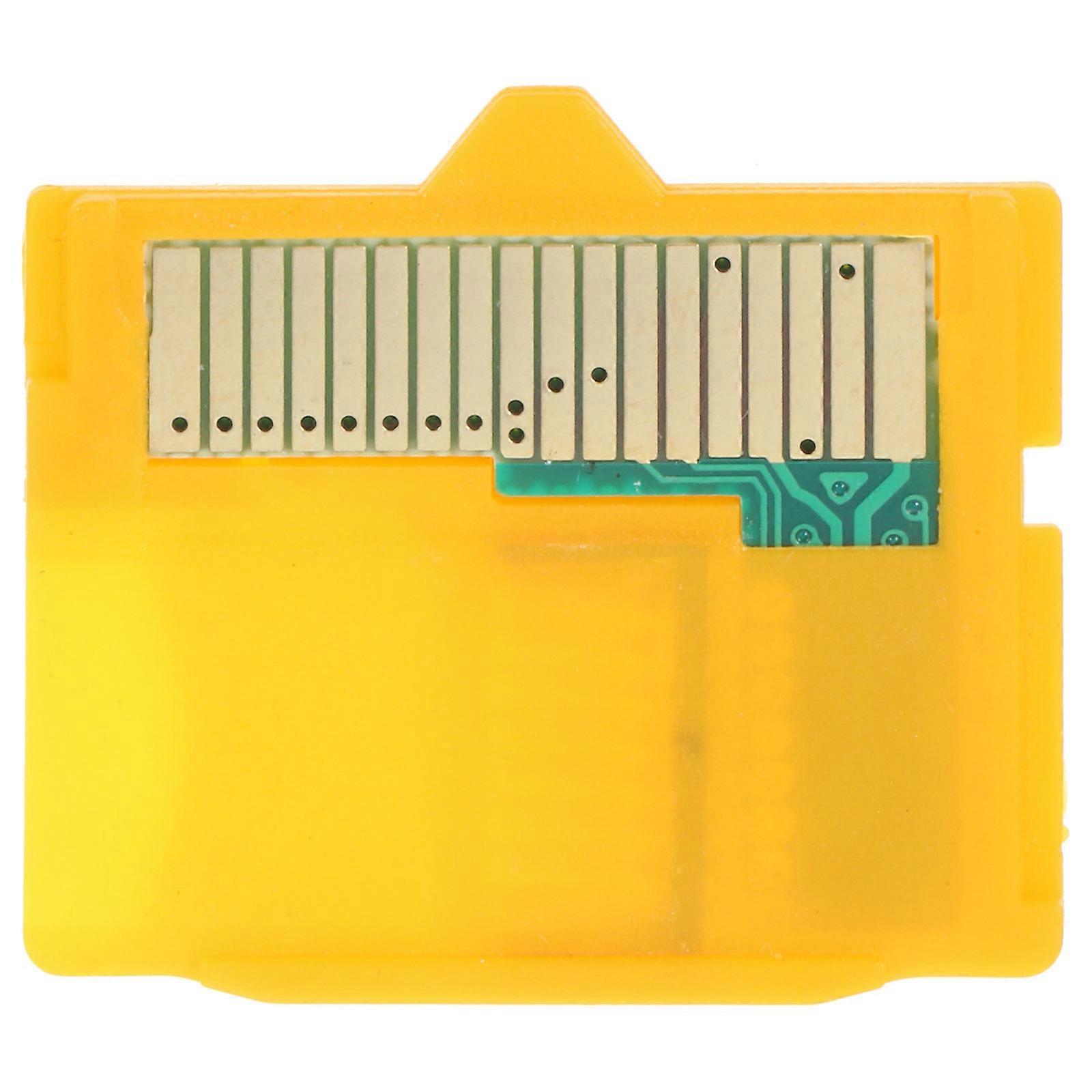 -1 Camera TF to Insert Adapter for MicroSD / MicroSDHC (Yellow) Adapter