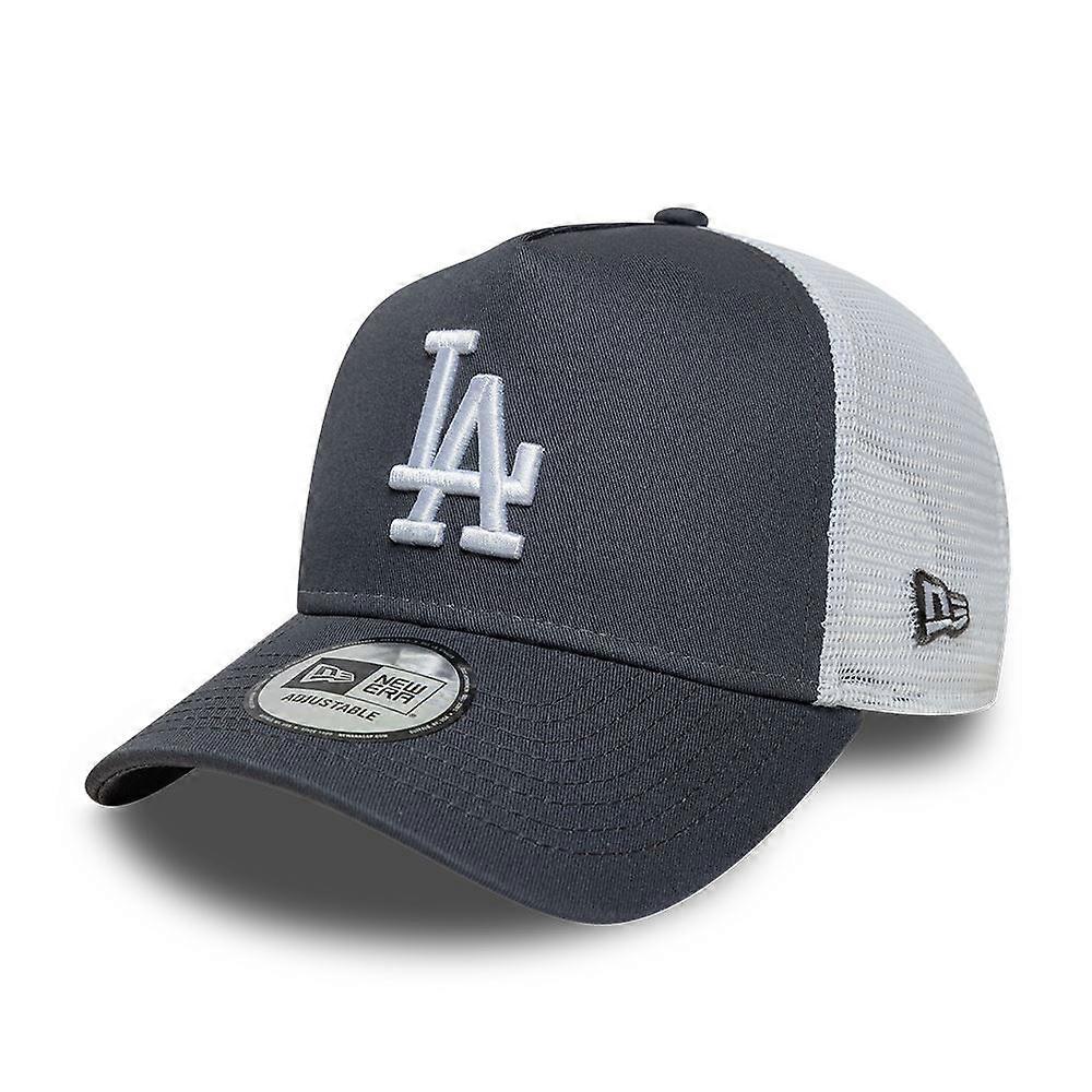 LA Dodgers League Essential Grey 9Forty A-Frame Trucker Cap