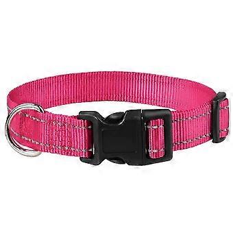 Reflective Dog Collar with Neoprene Padding, Adjustable Ballistic Nylon Pet Collar for Small to Large Dogs