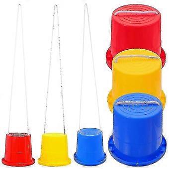 3 Pairs Kids Jumping Stilts, Plastic Outdoor Walking Toy for Balance Training, Children's Coordination Exercise, Gift for Boys Girls