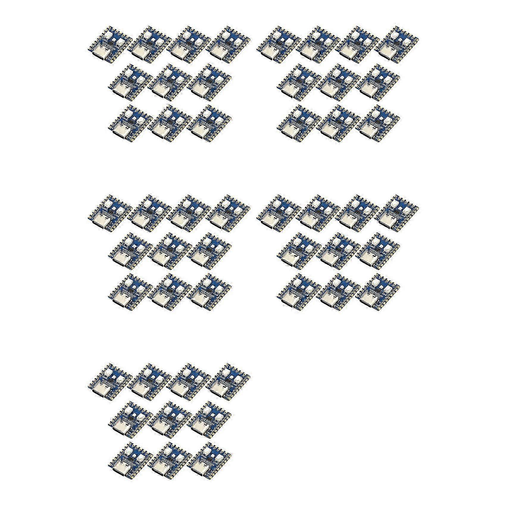 RP2040-Zero Microcontroller Development Board compatible with Raspberry Pi RP2040 Dual-Core Cortex M0+ Processor 2MB Flash 50Pcs