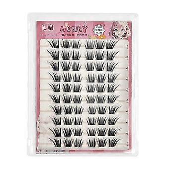 New Non adhesive snake style false eyelashes segmented simulation for thickeningyyc
