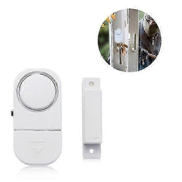 Wireless Magnetic Door Window Alarm Sensor Home Security Entry Warning System