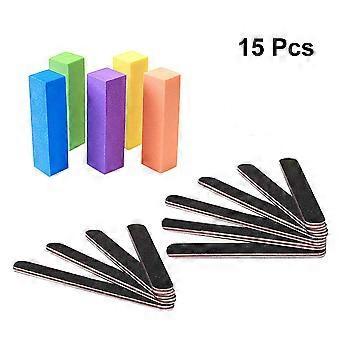 Nail Files for Salon Manicure Polishers for Nail Art 1Set Portable Kit