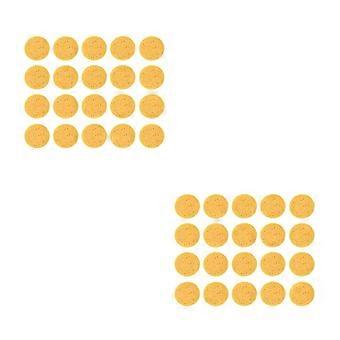 Rounded Makeup Puff Cosmetic Puff for 120Pcs Facial Cleaning