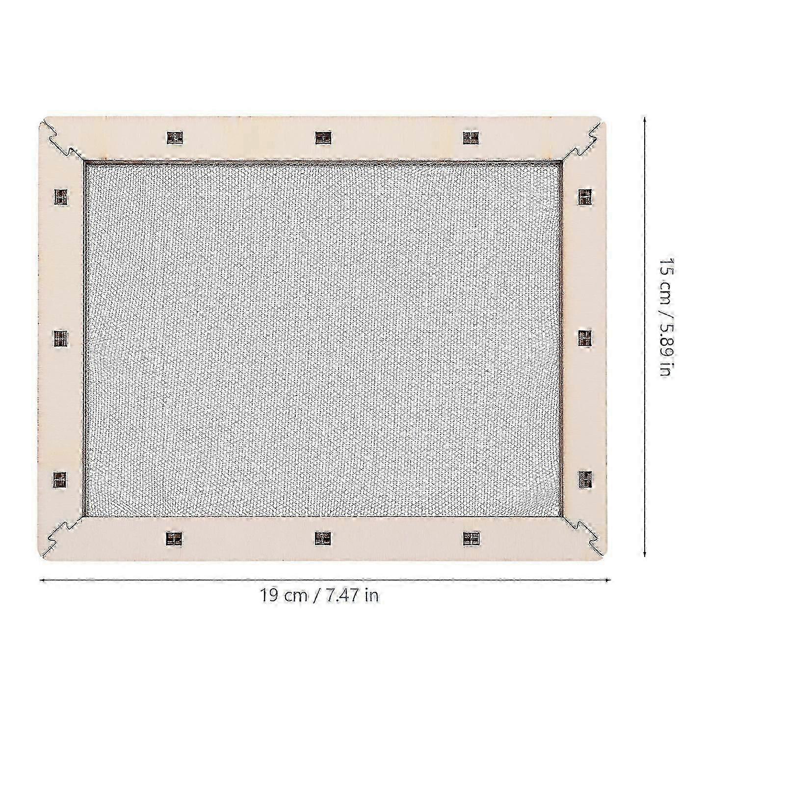 Papermaking Supplies Handmade Paper Mesh Frame Diy Accessories 2Set